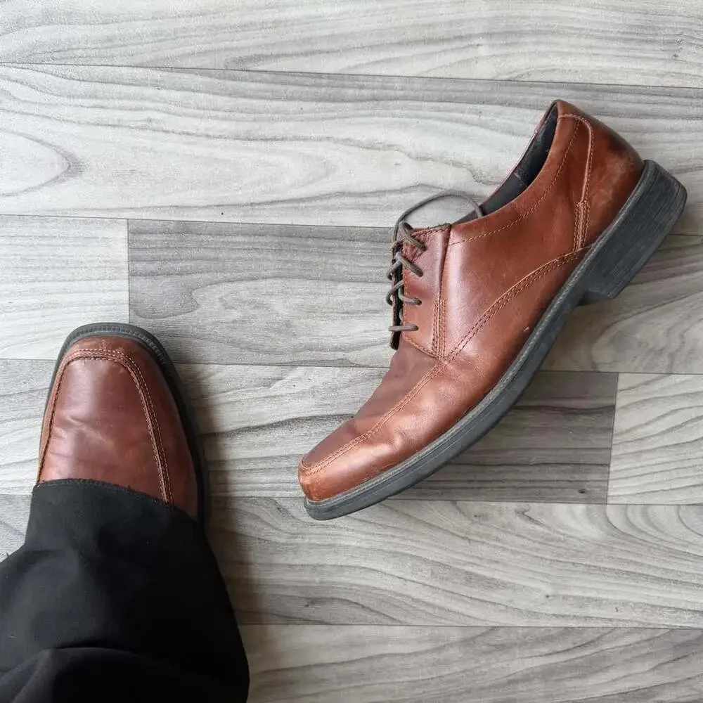 Bostonian Flexlite Brown Leather Oxford Dress Shoes